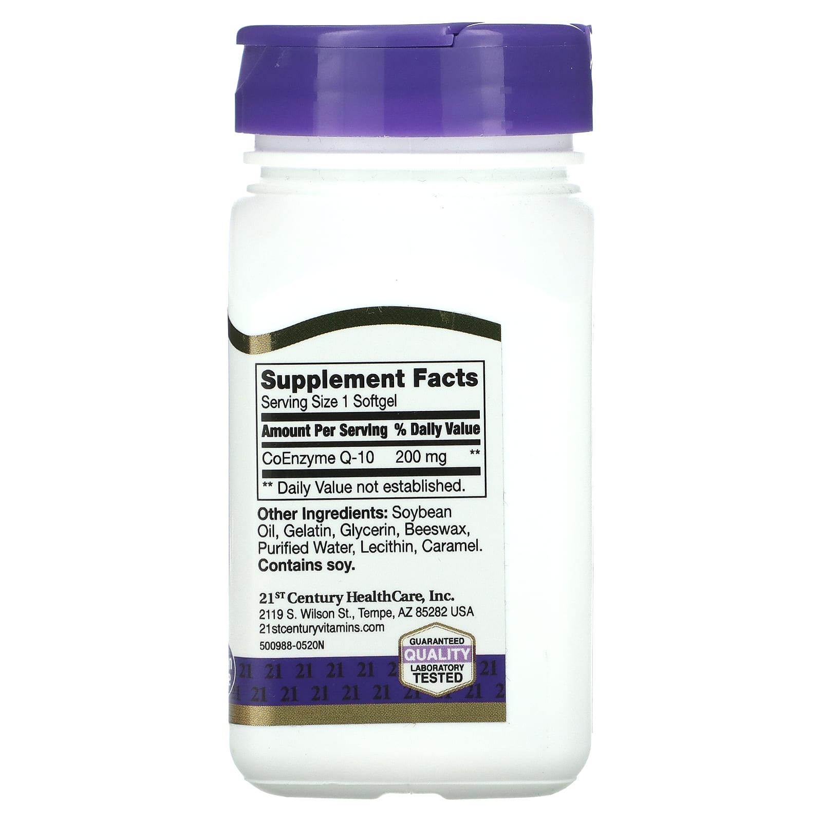 21st Century Liquid Filled CoQ-10, 200mg for Heart Health - Image 2