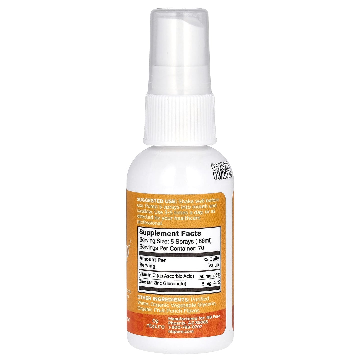 NB Pure, Zinc Up+, 2 fl oz - Image 2