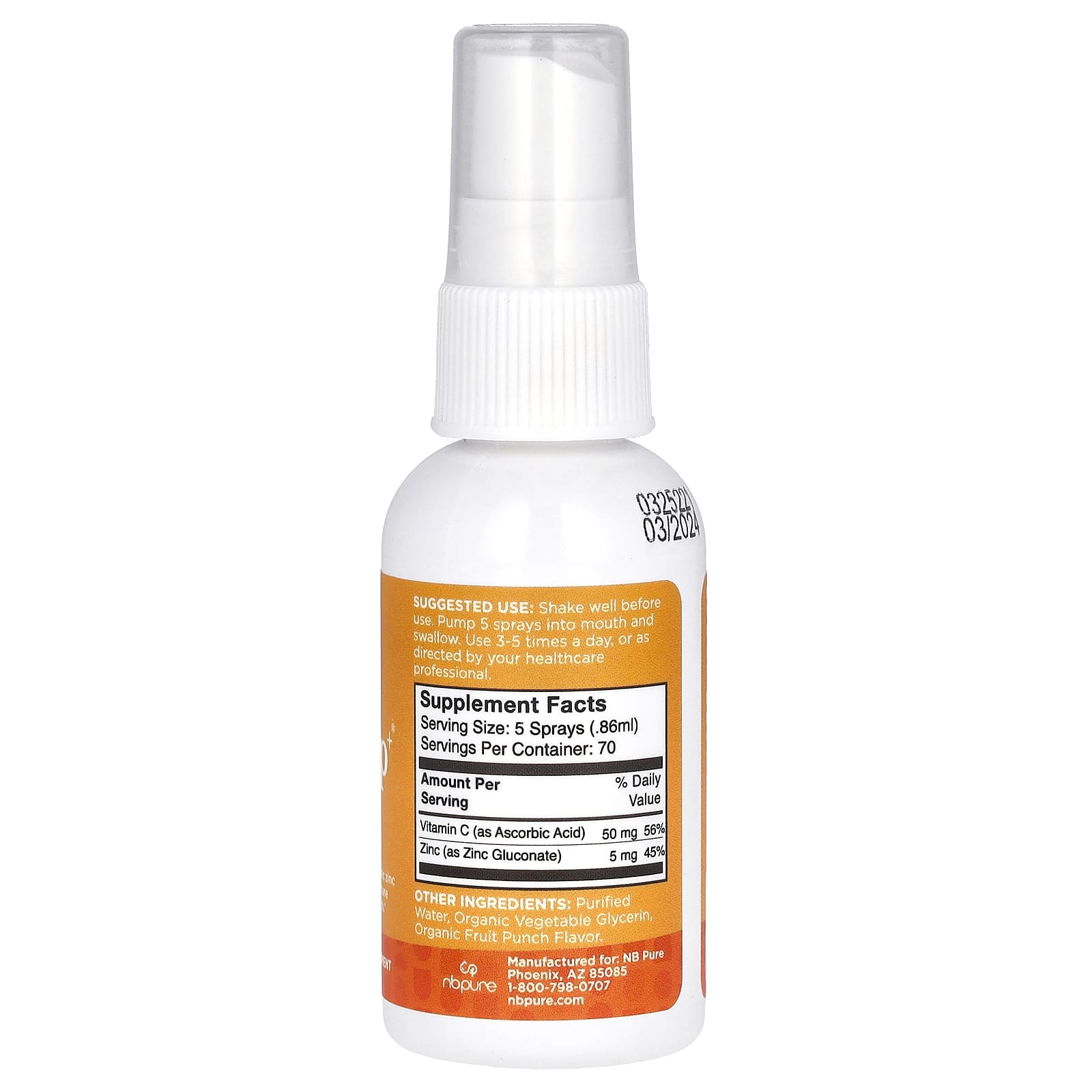 NB Pure, Zinc Up+, 2 fl oz - Image 2