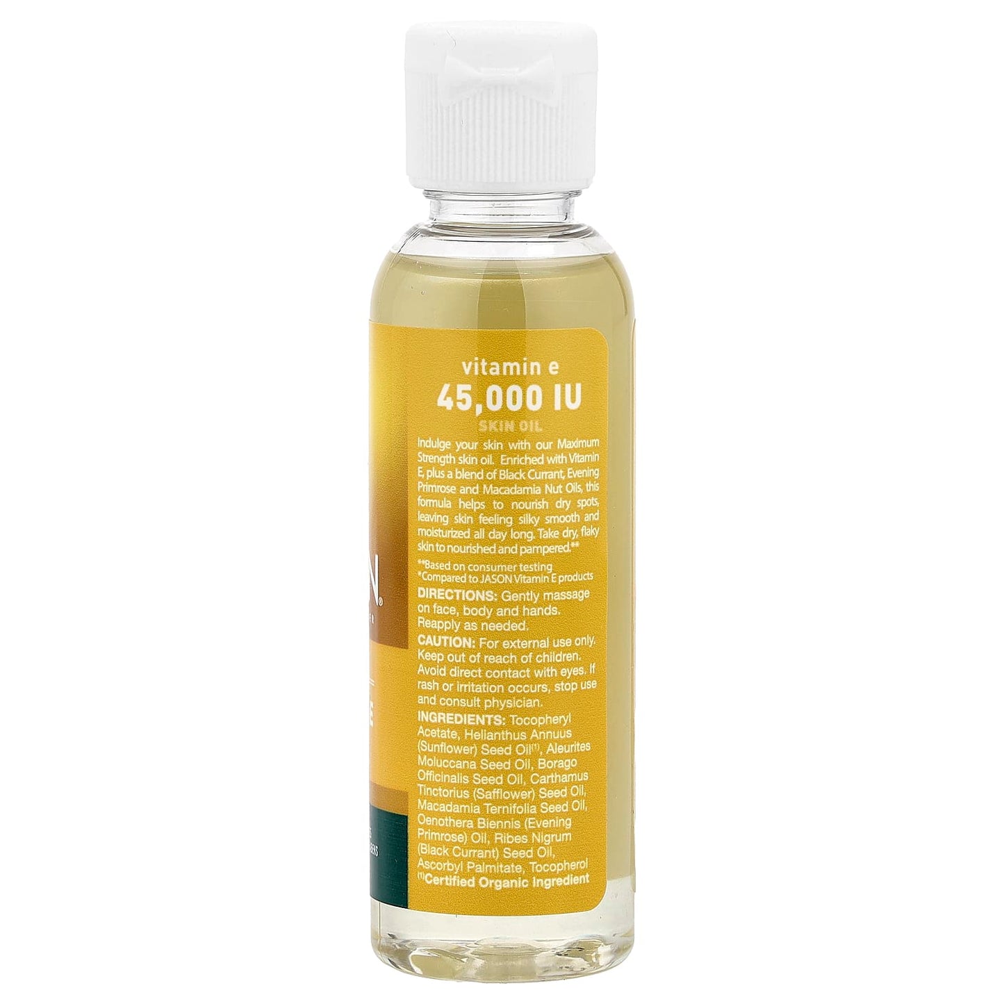 Vitamin E Skin Oil, Maximum Strength, 2 fl oz (59 ml) - Nourish Dry Skin - Image 2