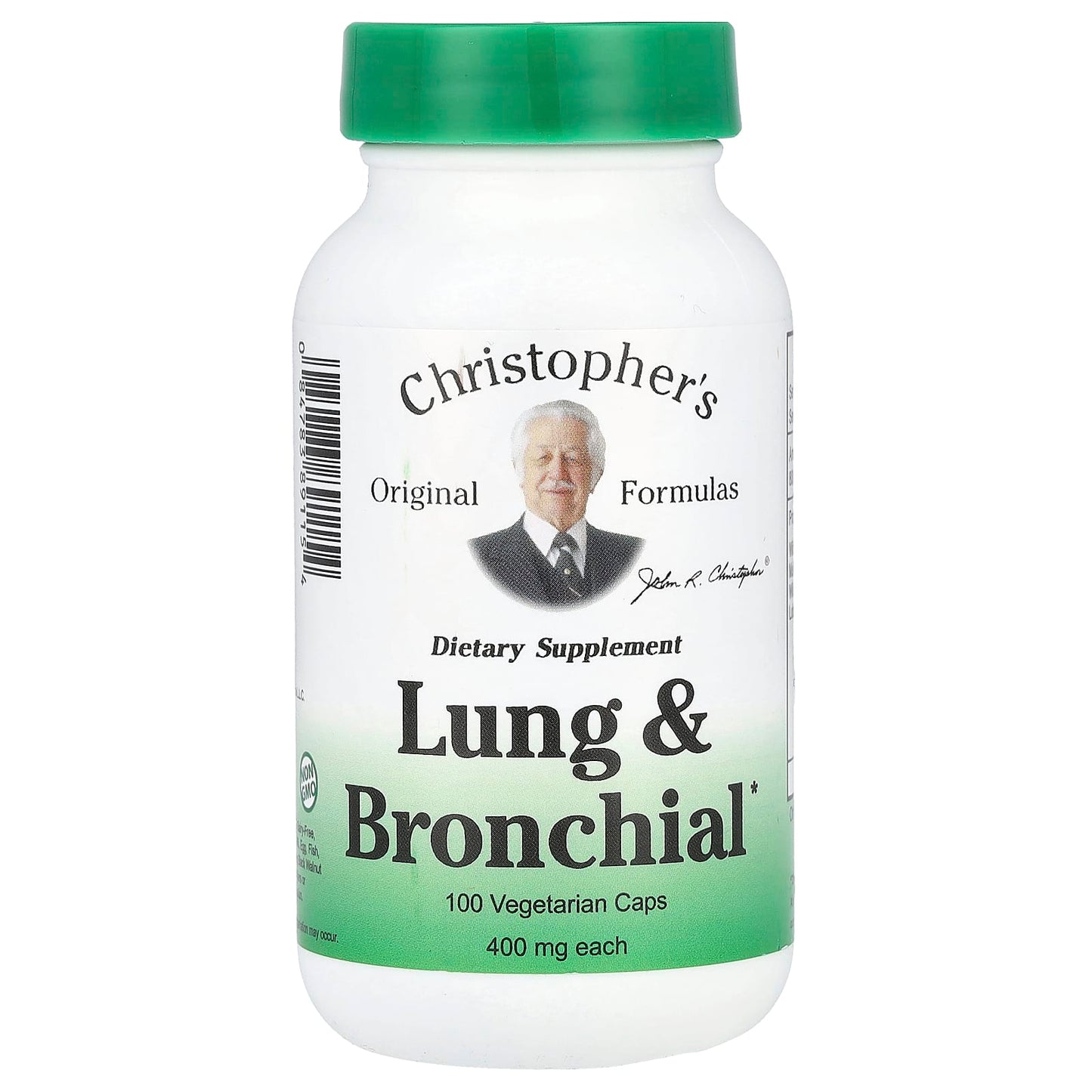 Lung & Bronchial Support Supplement | 100% Vegetarian Caps - Image 1