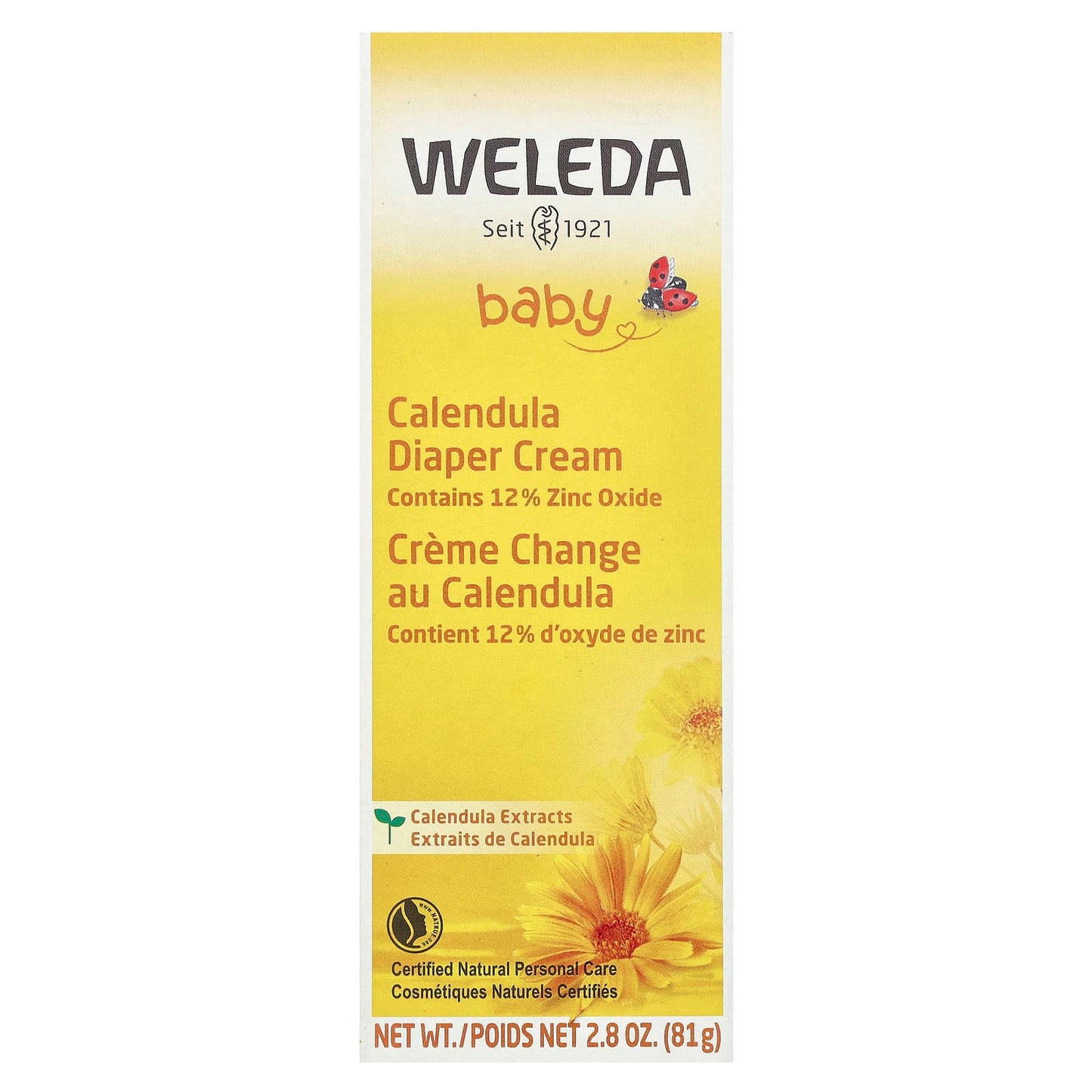 Weleda, Baby, Calendula Diaper Cream, Calendula Extracts, 2.8 oz (81 g) - Image 2
