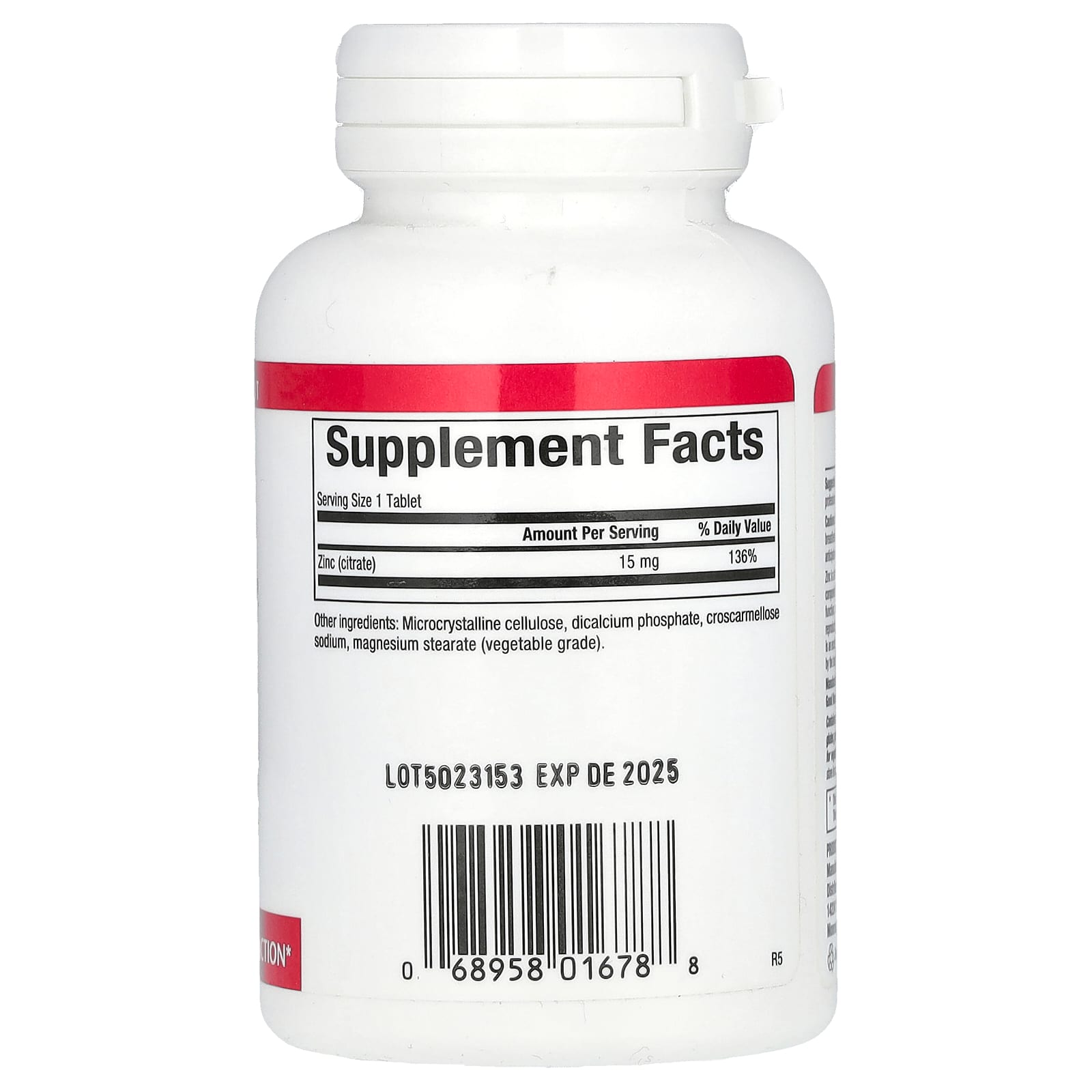 Natural Factors, Zinc Citrate, 15 mg, 90 Tablets - Image 2
