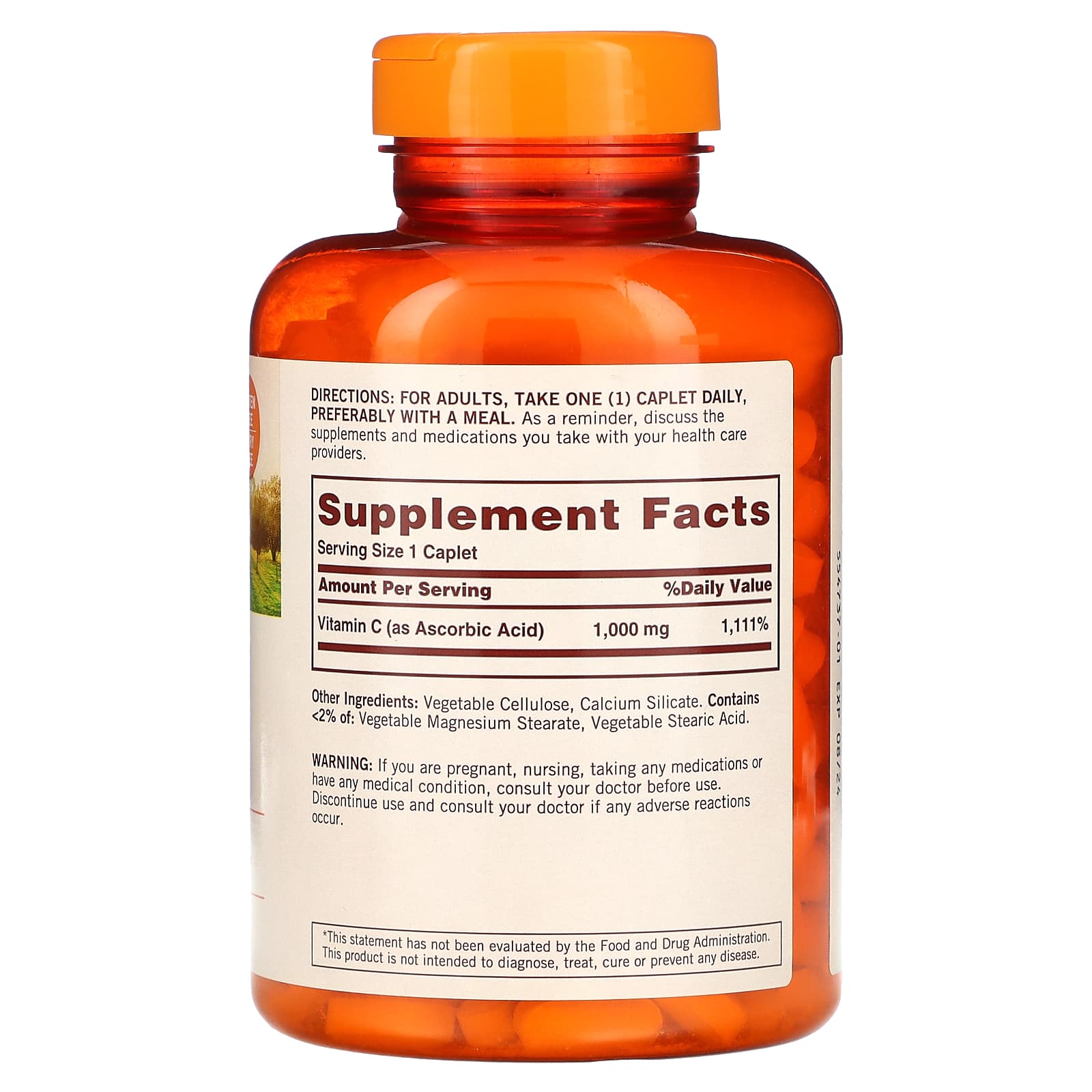 Sundown Naturals, Vitamin C, 1,000 mg, 300 Caplets - Image 2