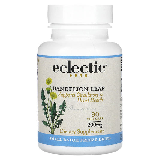 Dandelion Leaf 200mg Circulatory & Heart Health Support - Image 1