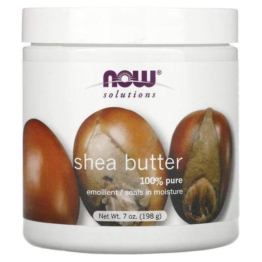 NOW Foods, Solutions, Shea Butter, 7 oz (198 g) - Image 1
