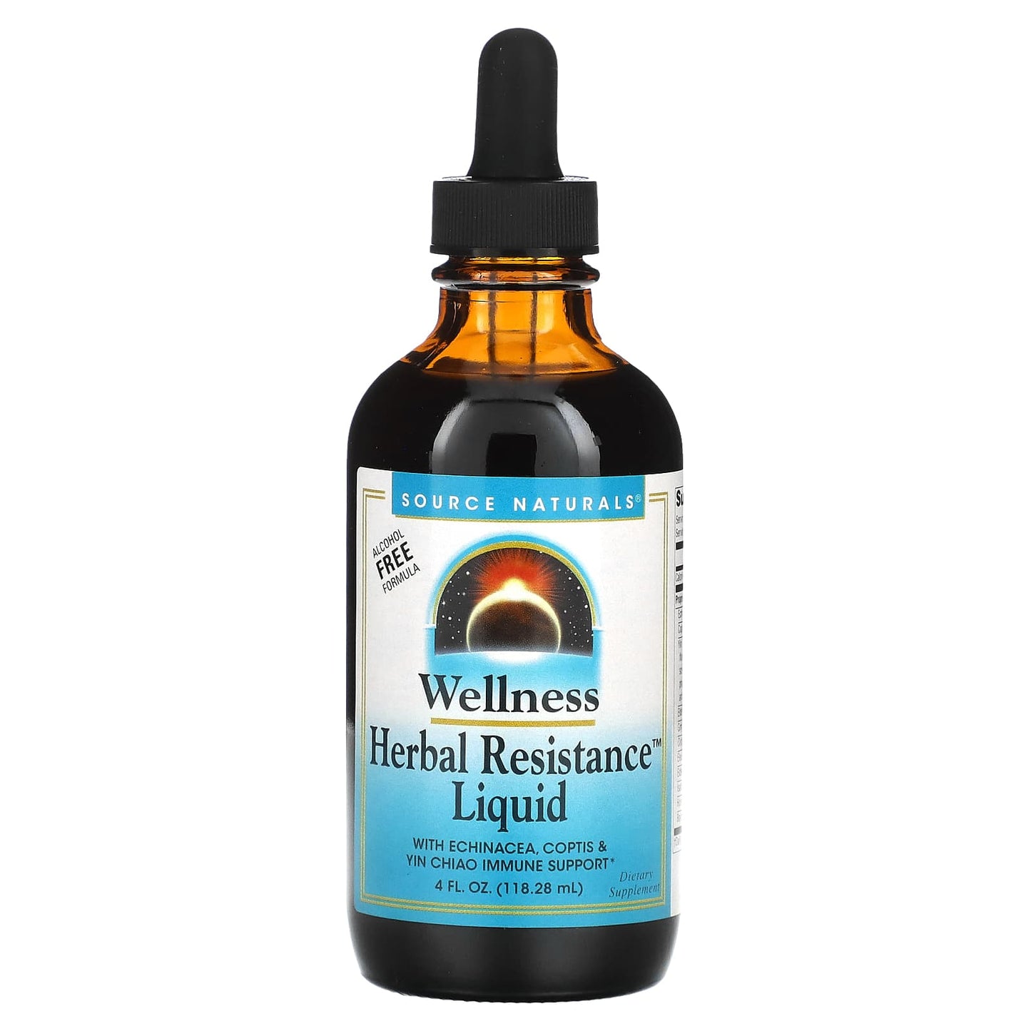 Source Naturals, Wellness Herbal Resistance Liquid™, Alcohol Free, 4 fl oz (118.28 ml)