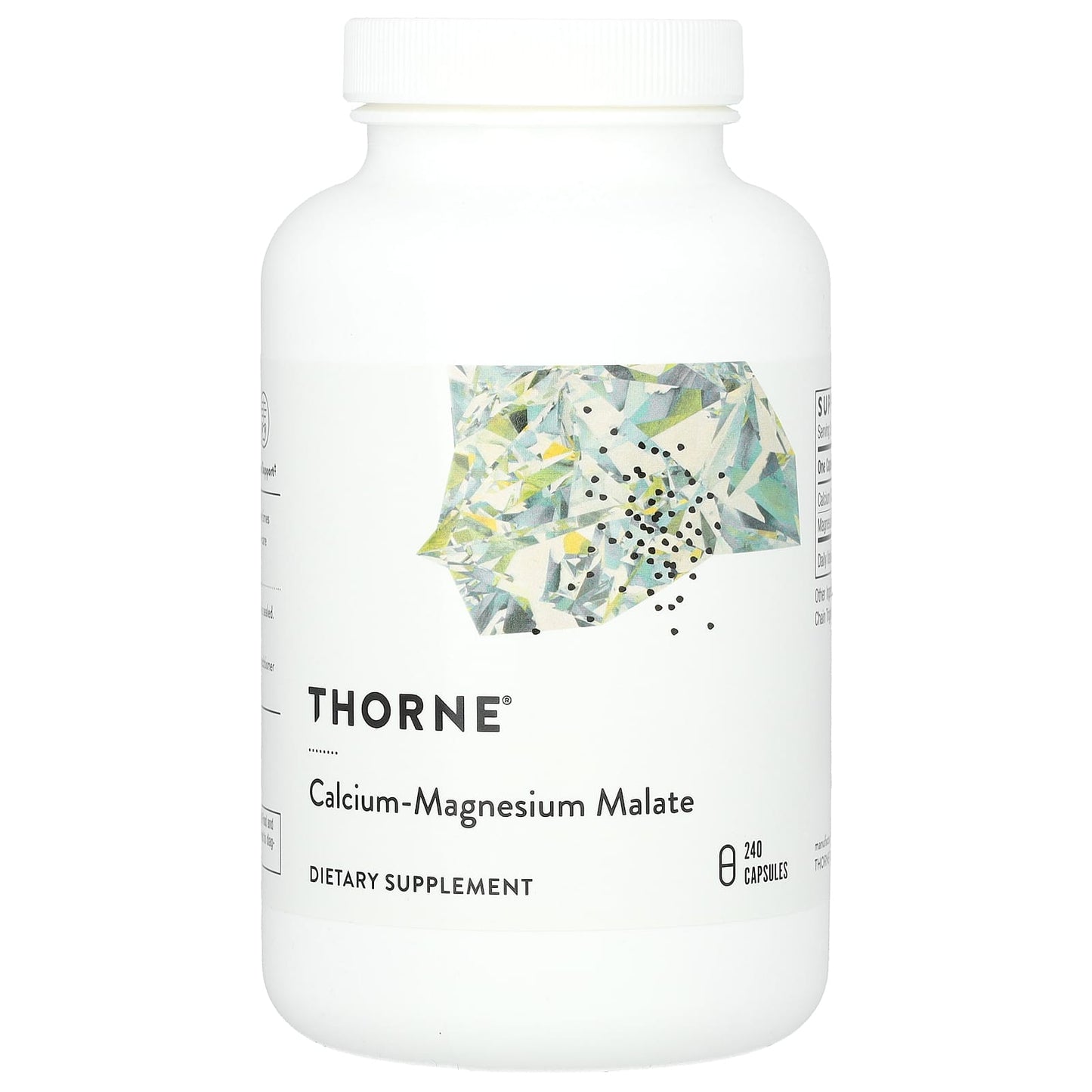 Thorne, Calcium-Magnesium Malate, 240 Capsules - Image 1