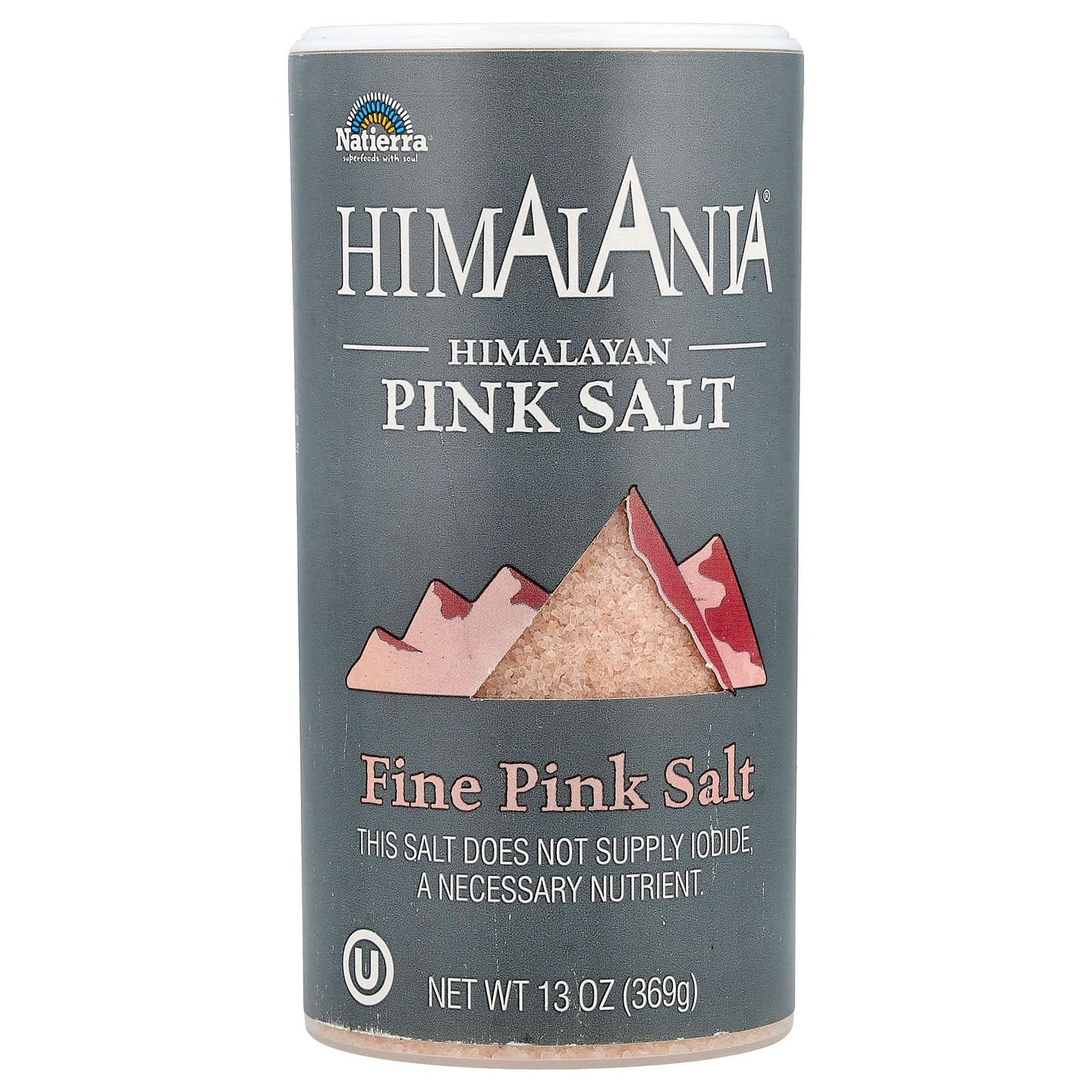 Himalanian Pink Salt, Fine, 13 oz (369g) - Natural Flavor Enhancer - Image 1