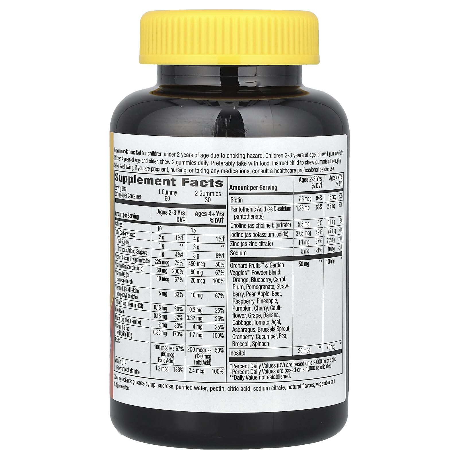 Nature's Way, Alive! Kids, Gummy Multivitamin, Cherry, Orange & Grape , 60 Gummies - Image 2
