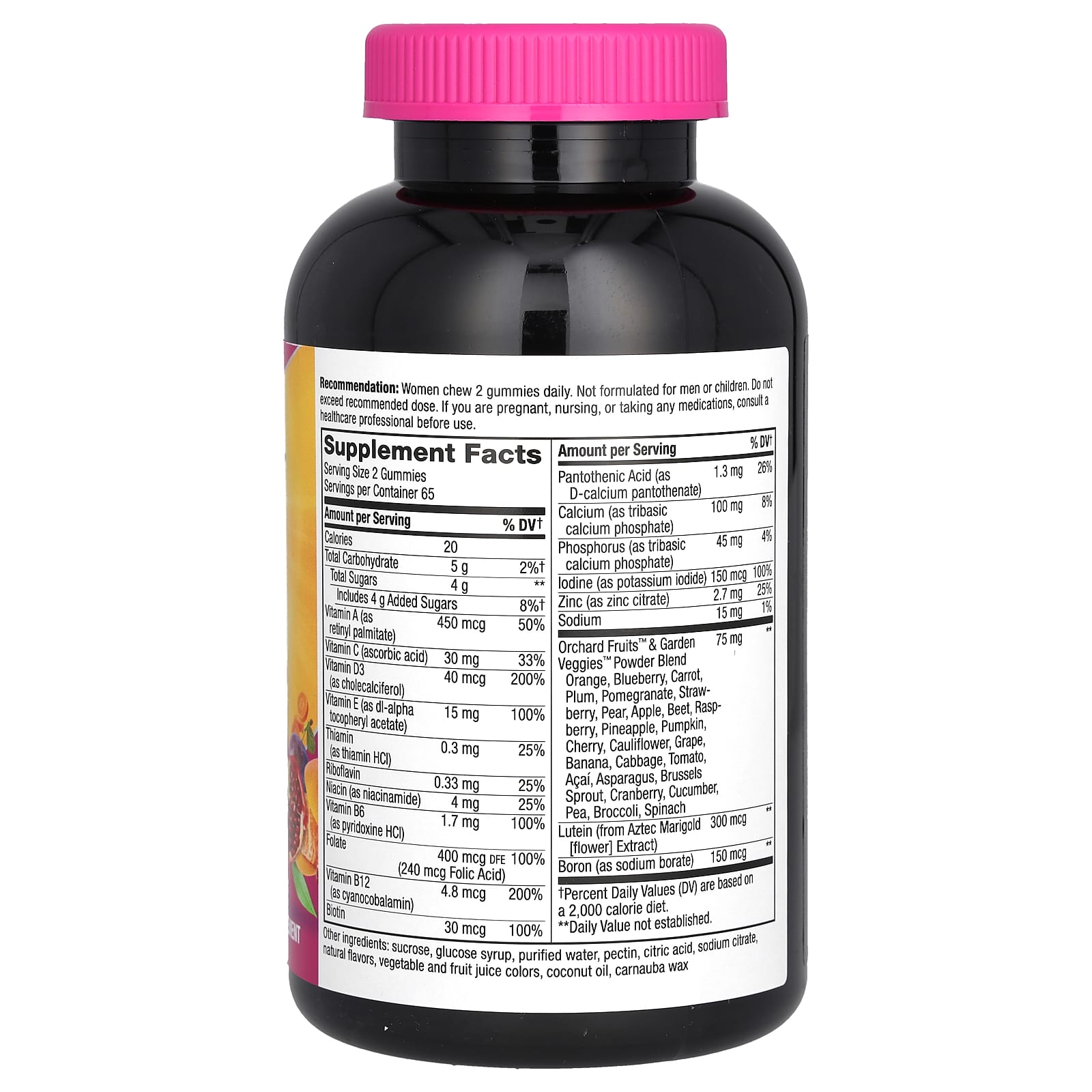Nature's Way, Alive! Women's 50+ Gummy Multivitamins, Mixed Berry, 130 Gummies - Image 2