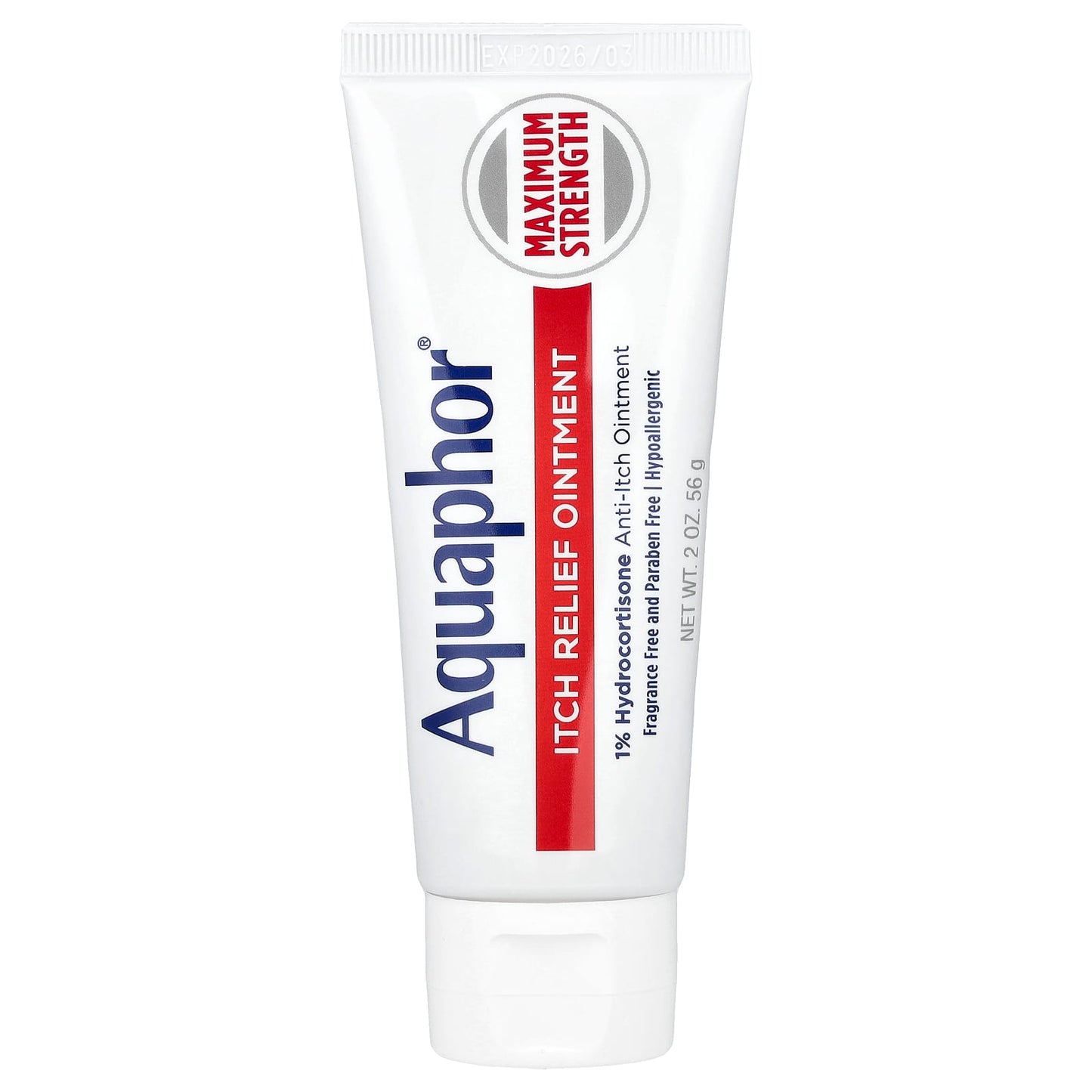 Aquaphor Maximum Strength Itch Relief Ointment, 2 oz (56g) - Image 1