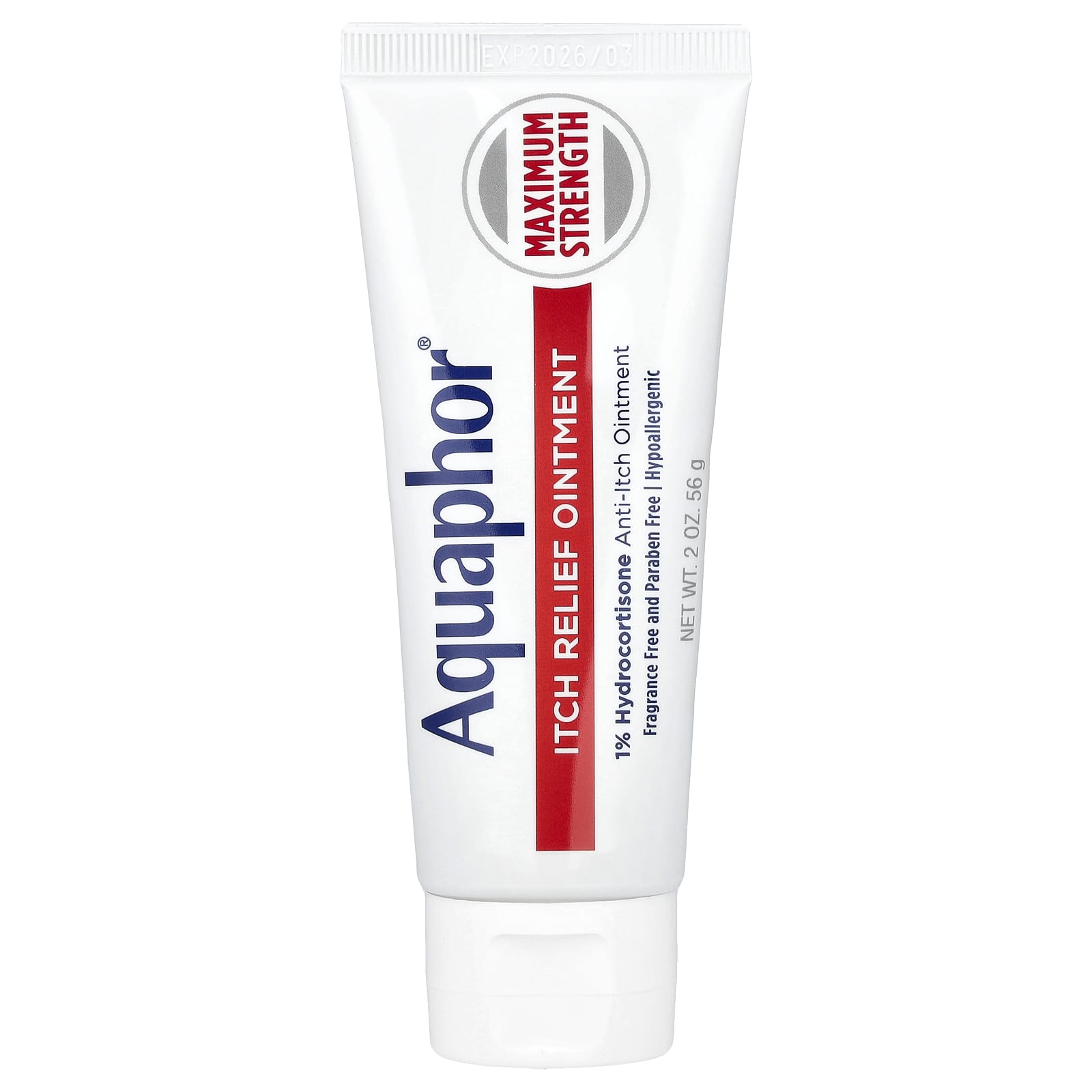 Aquaphor Maximum Strength Itch Relief Ointment, 2 oz (56g) - Image 1