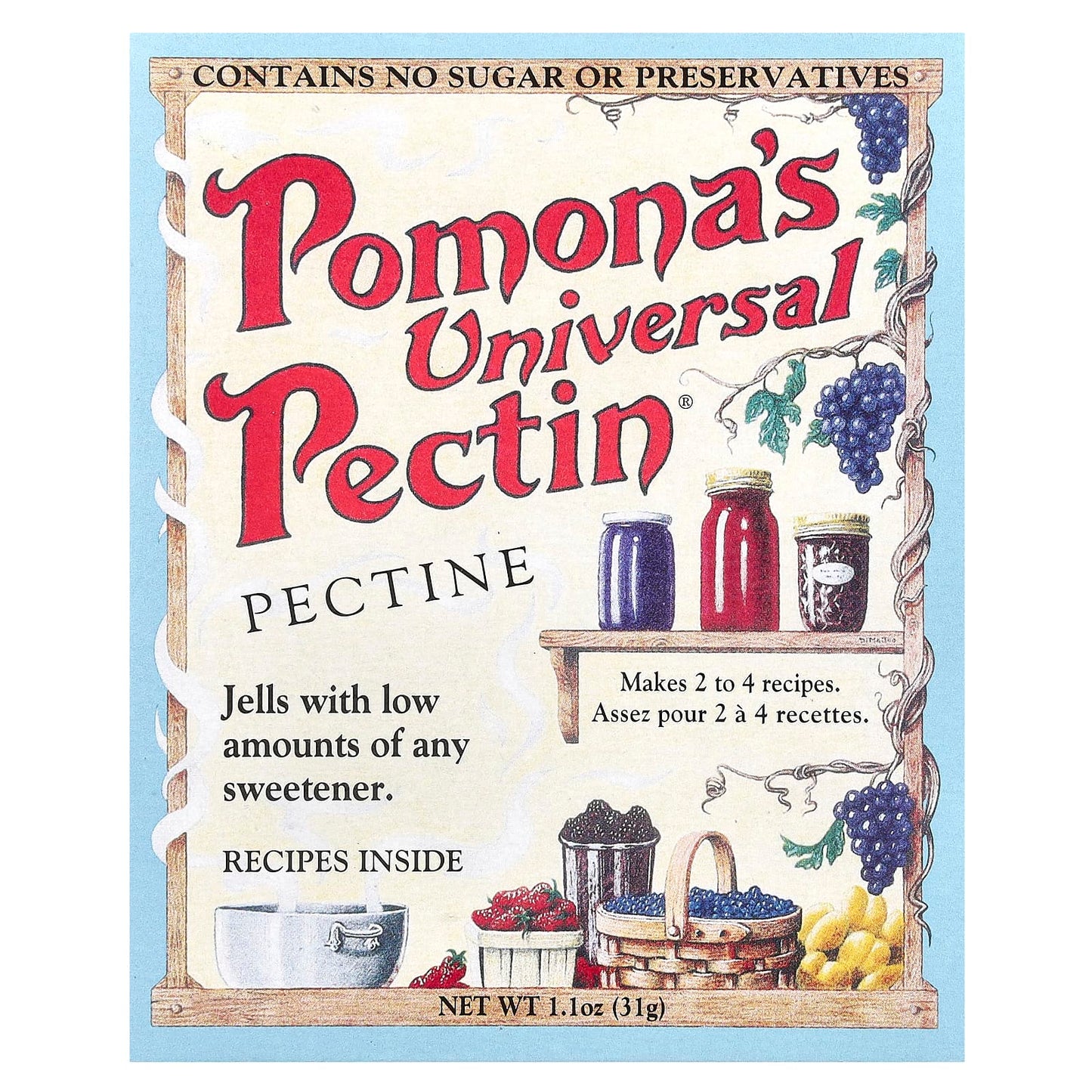 Pomona's Universal  Pectin, Pectin, 1.1 oz (31 g) - Image 1
