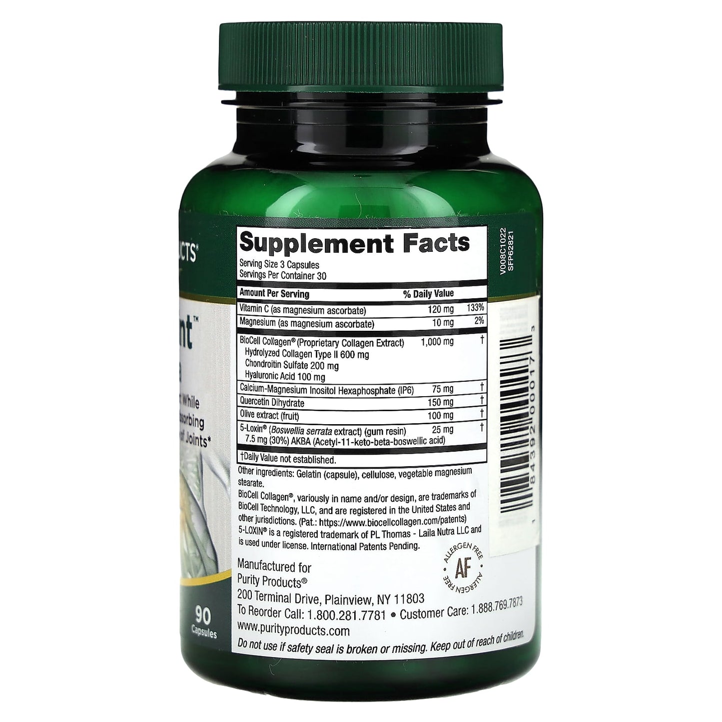 Purity Products, H.A. Joint Formula, 90 Capsules - Image 2