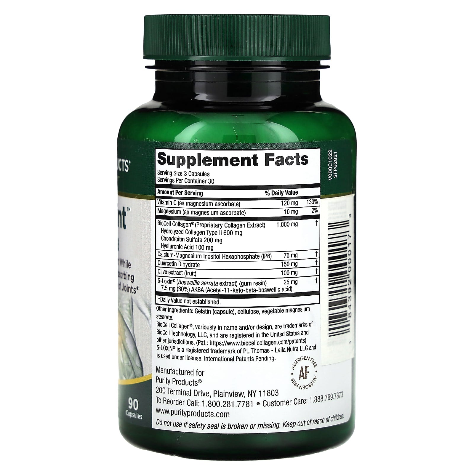 Purity Products, H.A. Joint Formula, 90 Capsules - Image 2