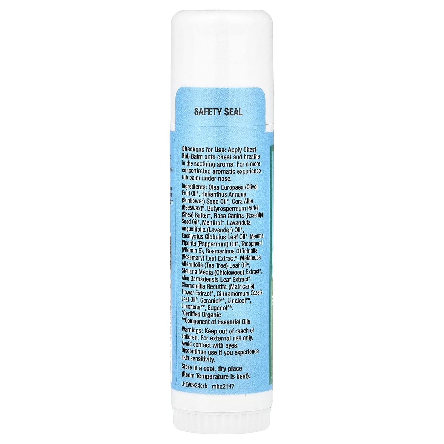 Relief for Congested Chests: Sierra Bees Eucalyptus & Peppermint Chest Rub Balm - Image 2