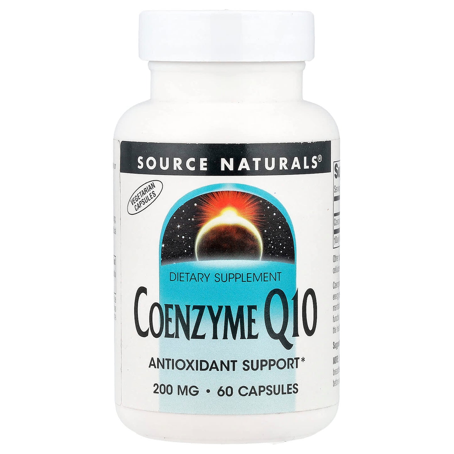 Source Naturals, Coenzyme Q10, 200 mg, 60 Capsules - Image 1