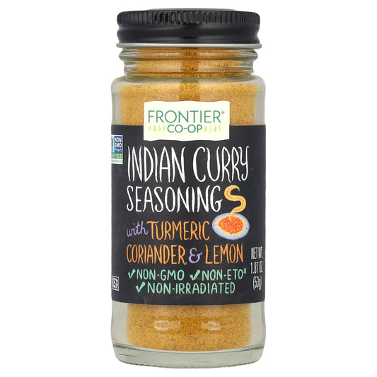 Frontier Co-op Indian Curry Seasoning with Turmeric Coriander & Lemon, Non-GMO - Image 1