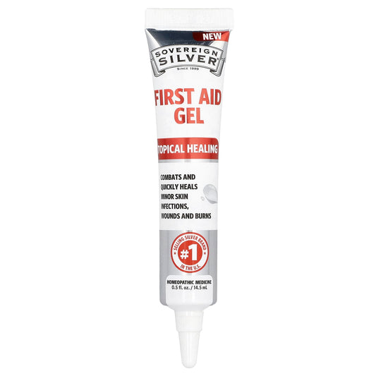 Sovereign Silver, First Aid Gel, 0.5 fl oz (14.5 ml) - Image 1
