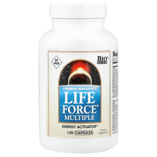 Source Naturals, Life Force® Multiple, No Iron, 120 Capsules - Image 1