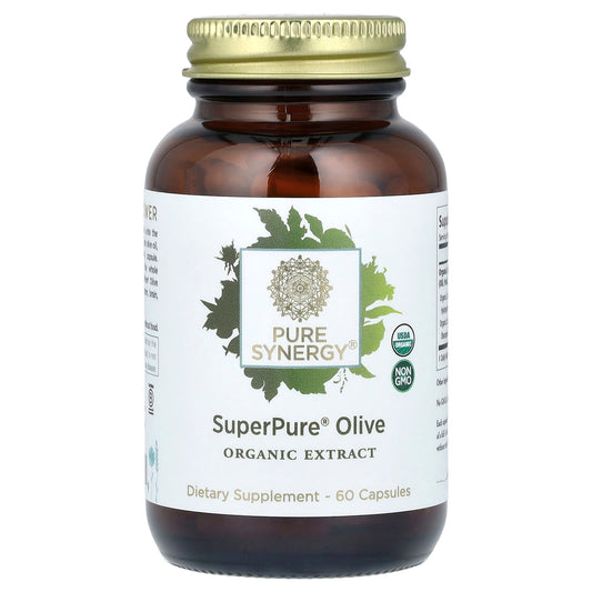 Pure Synergy, SuperPure Olive Organic Extract, 60 Capsules - Image 1