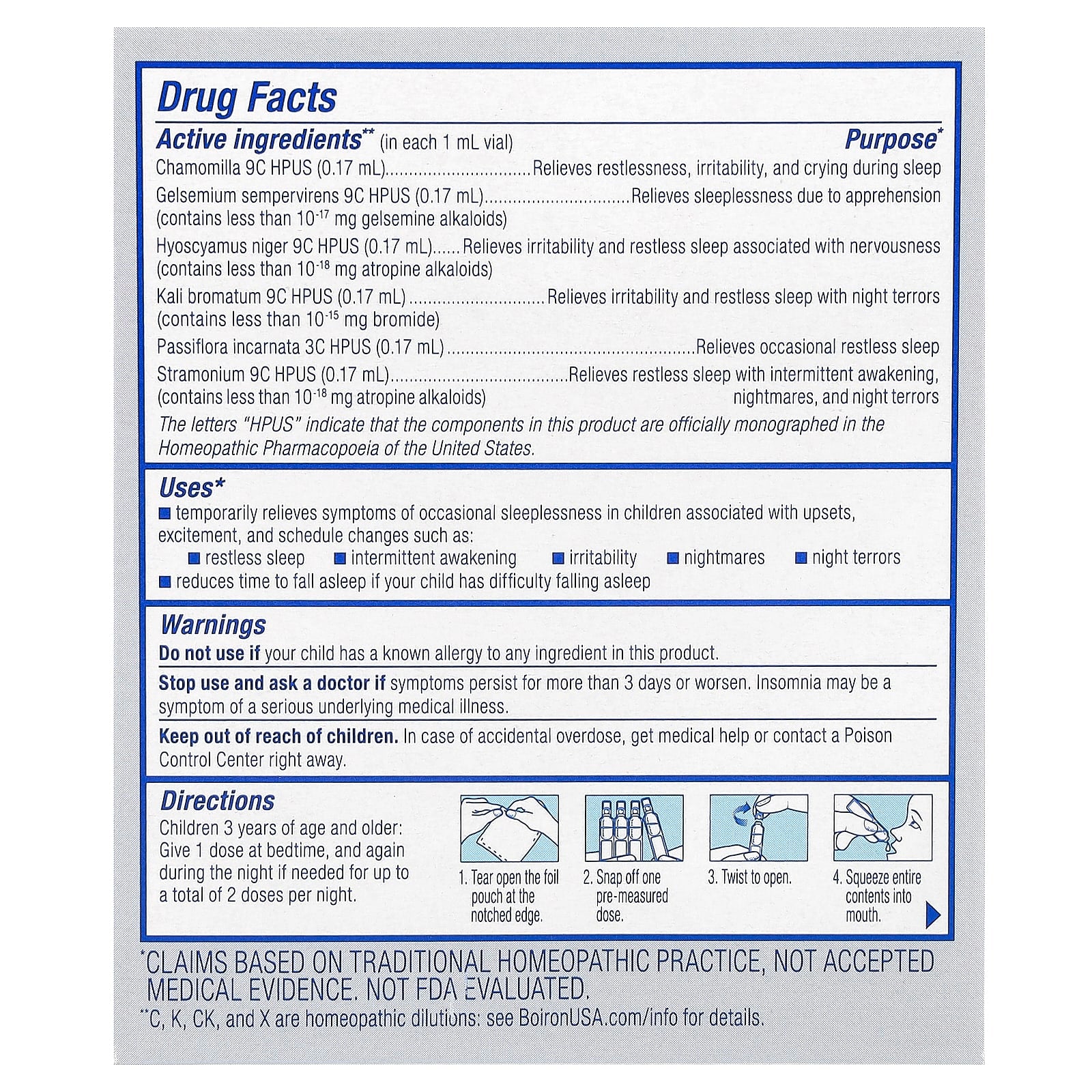Boiron SleepCalm Kids - Natural Sleep Aid for Children - Image 2