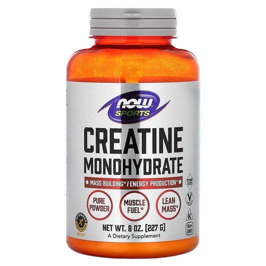 NOW Foods, Sports, Creatine Monohydrate, 8 oz (227 g) - Image 1