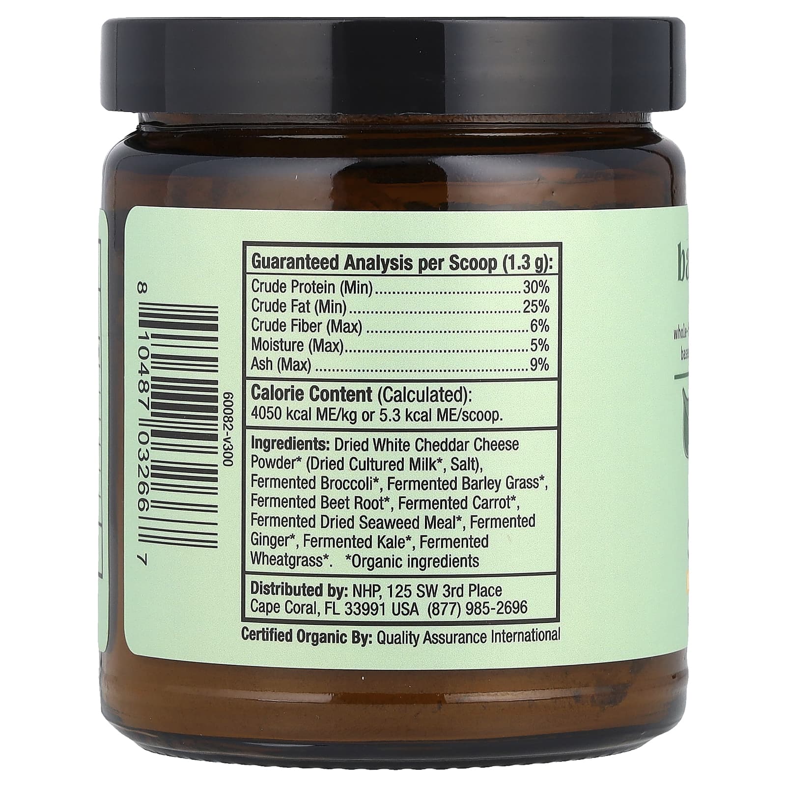 Dr. Mercola, Bark & Whiskers™, Organic Fermented SuperFoods, For Dogs & Cats, 2.75 oz (78 g)