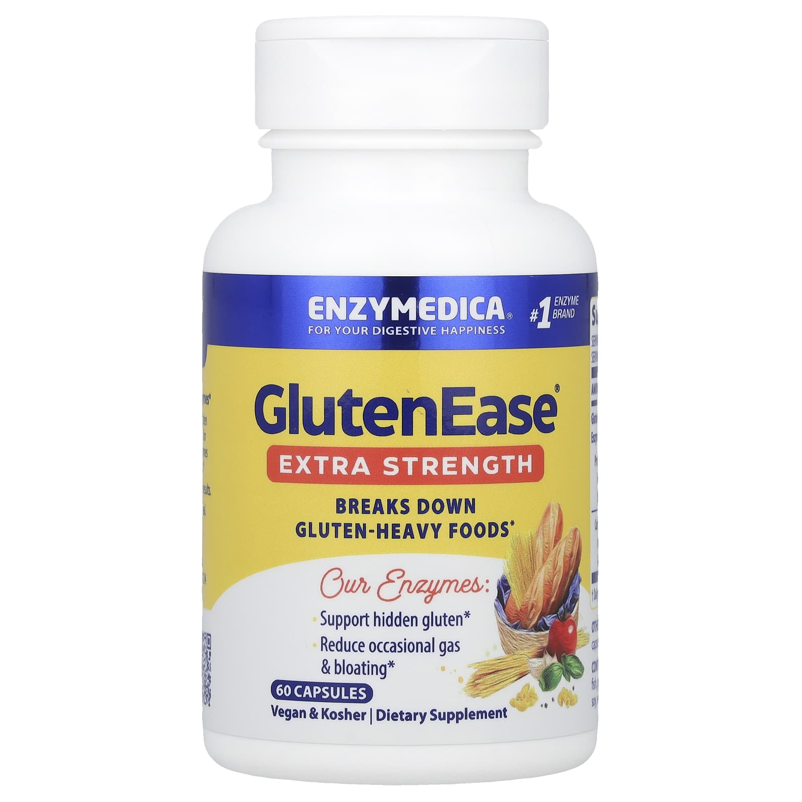 Extra Strength Gluten Intolerance Support with Enzymedica - Image 1