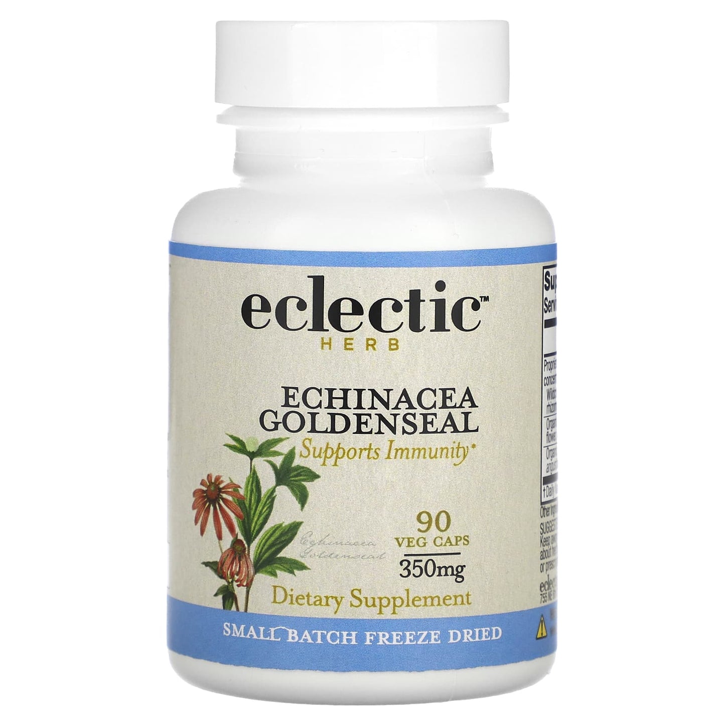 Boost Immunity with Eclectic Herb Echinacea Goldenseal Capsules - Image 1