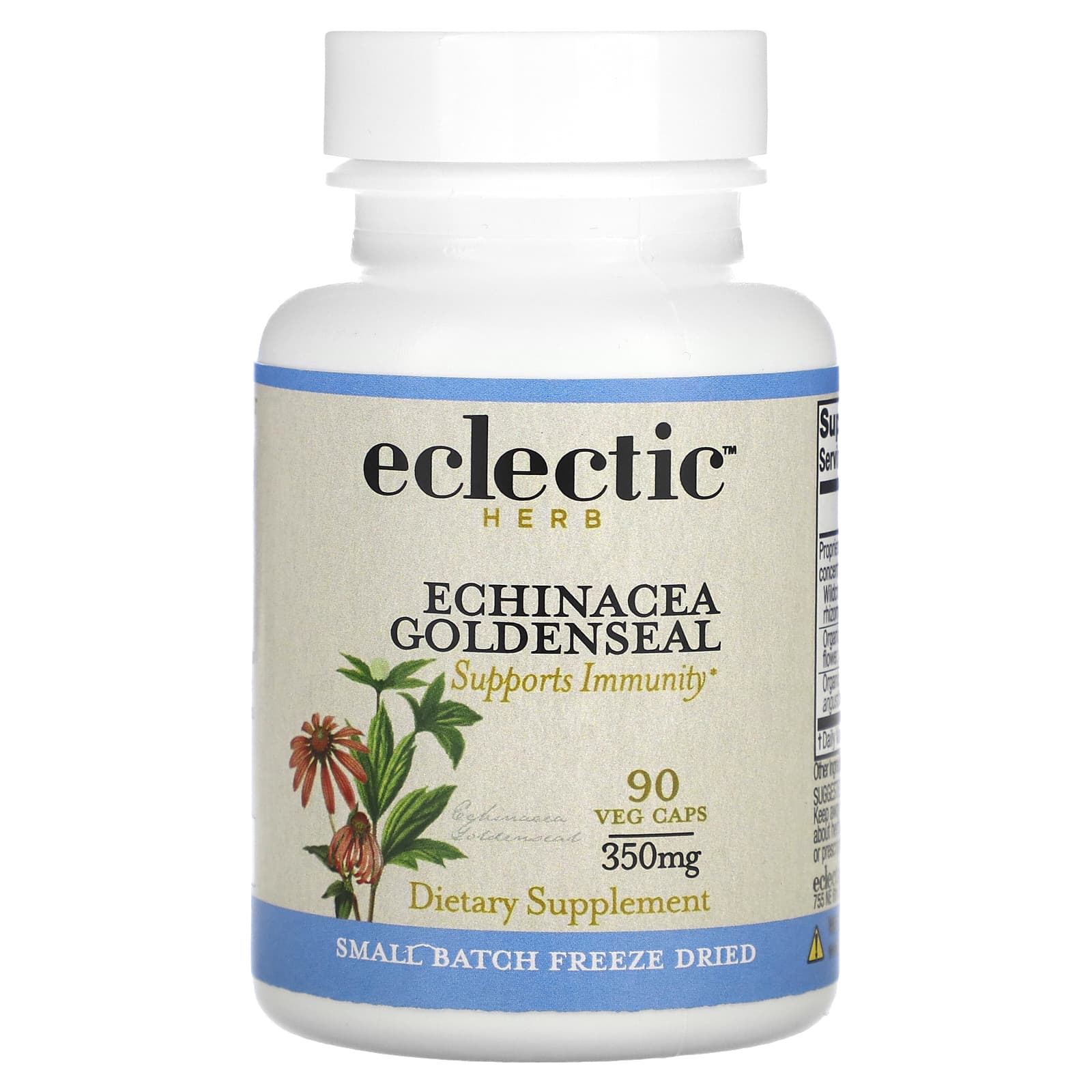 Boost Immunity with Eclectic Herb Echinacea Goldenseal Capsules - Image 1