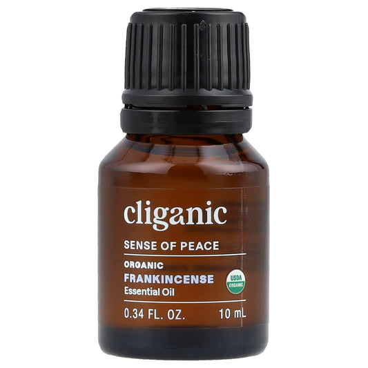 Cliganic Organic Frankincense Essential Oil, 10ml, Pure & Vegan - Image 1