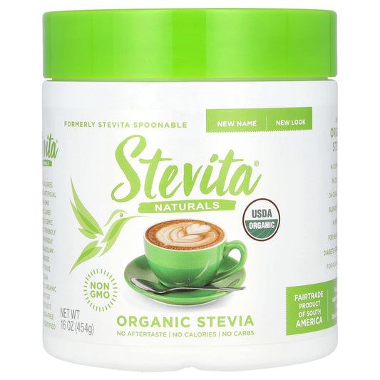 Stevita, Naturals, Organic Stevia, 16 oz (454 g) - Image 1