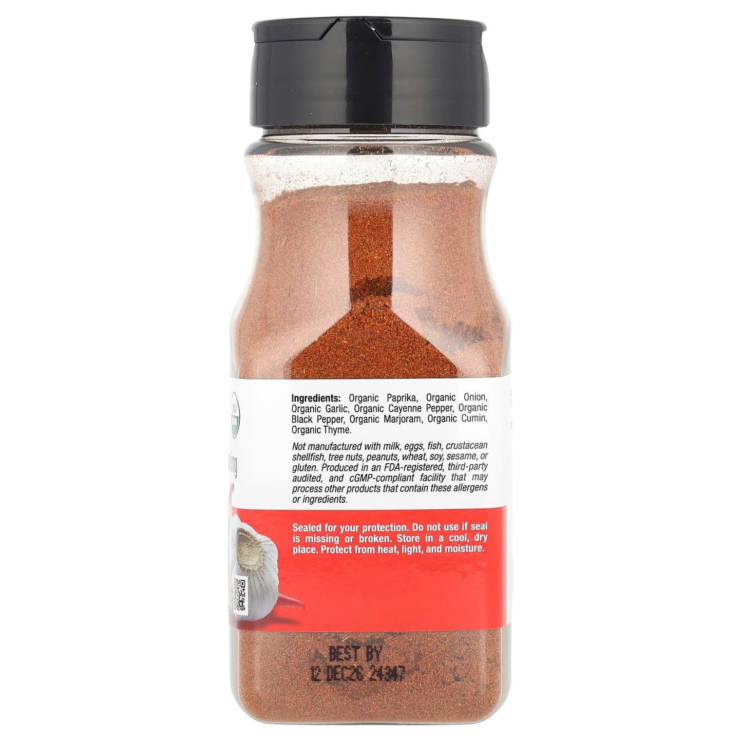 California Gold Nutrition Organic Cajun Seasoning, 4.59 oz (130g) - Image 2