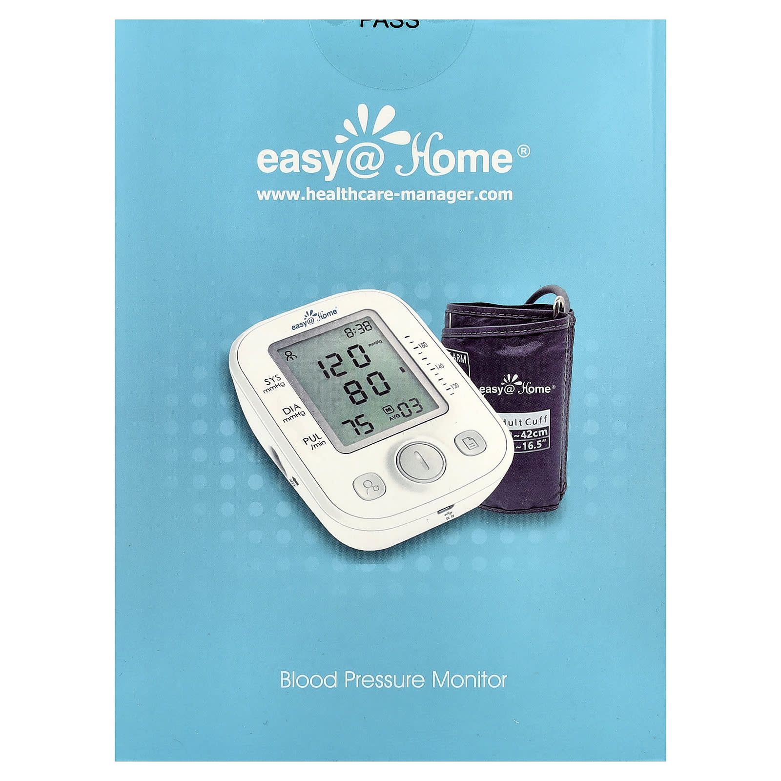 Easy@Home Blood Pressure Monitor, Accurate Readings for You - Image 1