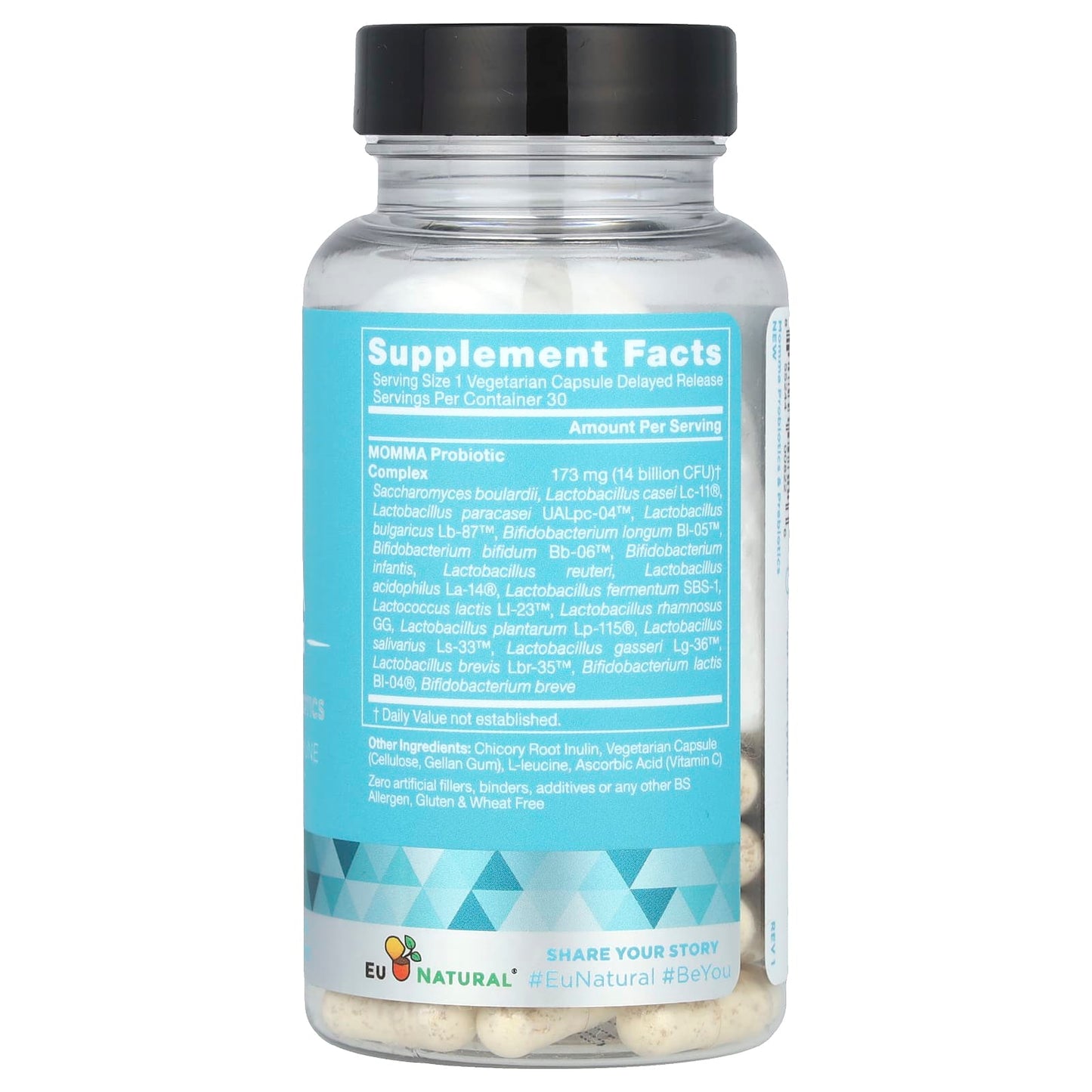 Pre & Postnatal Probiotics for Mom - 30 Veg Capsules with EU Natural - Image 2