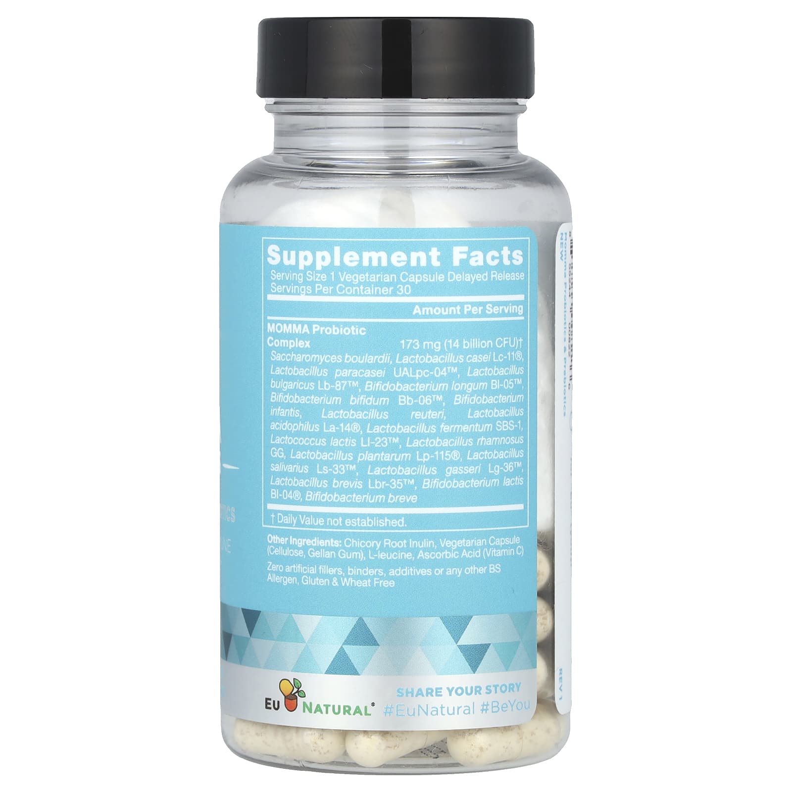 Pre & Postnatal Probiotics for Mom - 30 Veg Capsules with EU Natural - Image 2