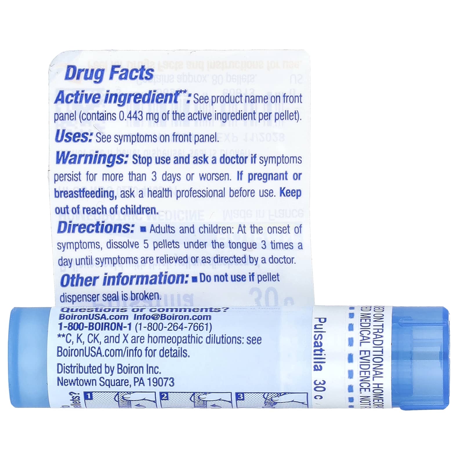 Cold Relief with Boiron Pulsatilla 30C, 80 Pellets - Image 2