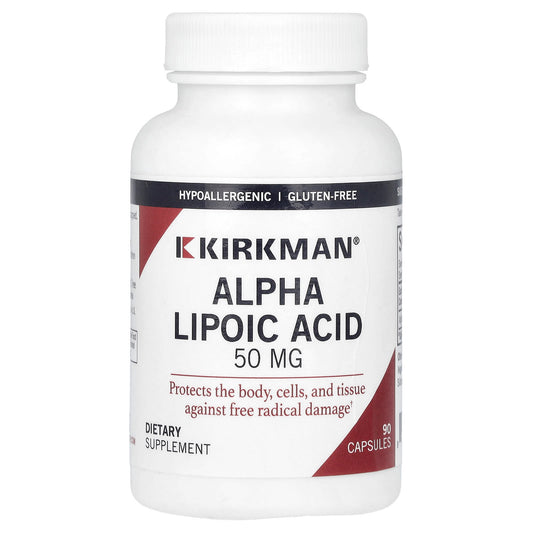 Kirkman Labs, Alpha Lipoic Acid, 50 mg, 90 Capsules - Image 1