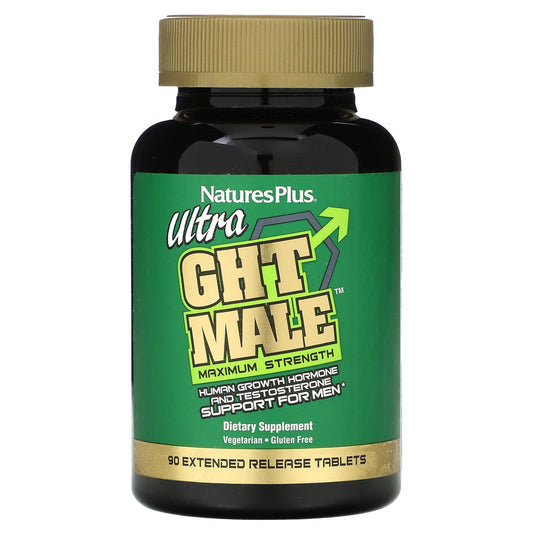 NaturesPlus, Ultra GHT Male, 90 Extended Release Tablets - Image 1