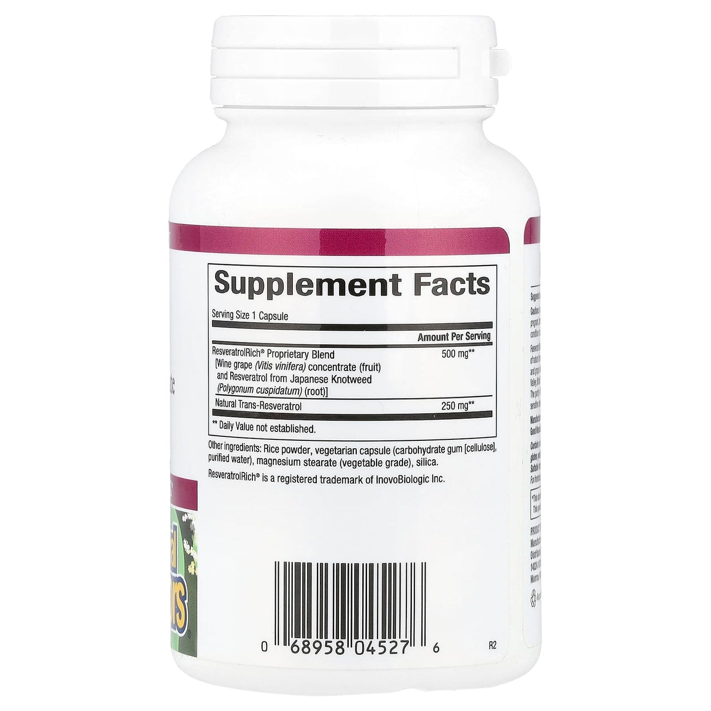 Natural Factors, ResveratrolRich®, Resveratrol Concentrate, Super Strength, 60 Vegetarian Capsules - Image 2