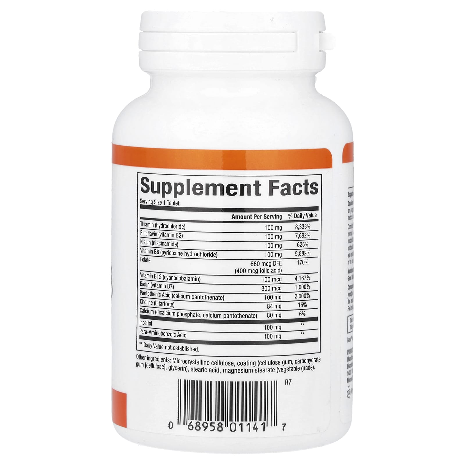 Natural Factors, Complete B, 90 Tablets - Image 2