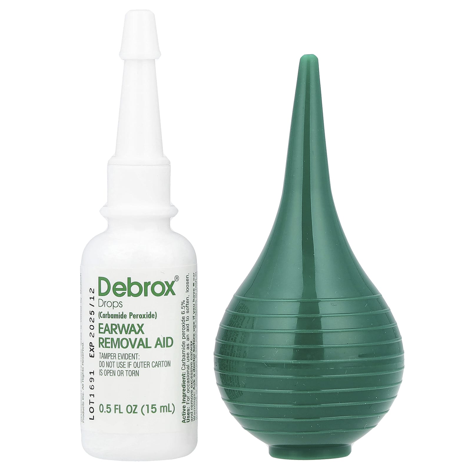 Gentle Earwax Removal Kit by Debrox - 0.5 fl oz (15 ml) - Image 1