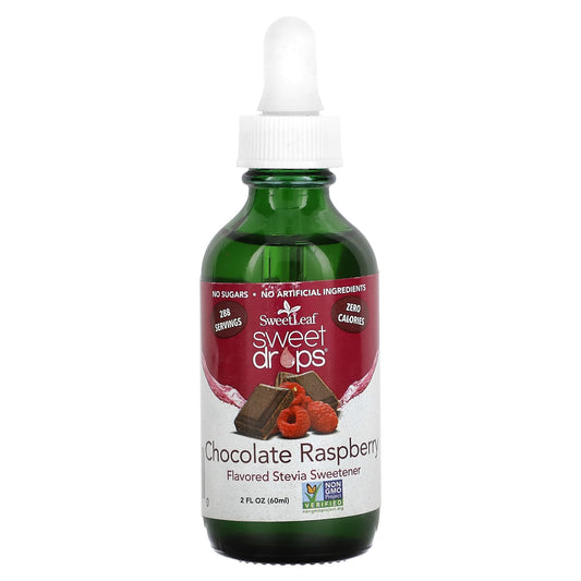SweetLeaf Stevia, Sweet Drops, Chocolate Raspberry, 2 fl oz (60 ml) - Image 1