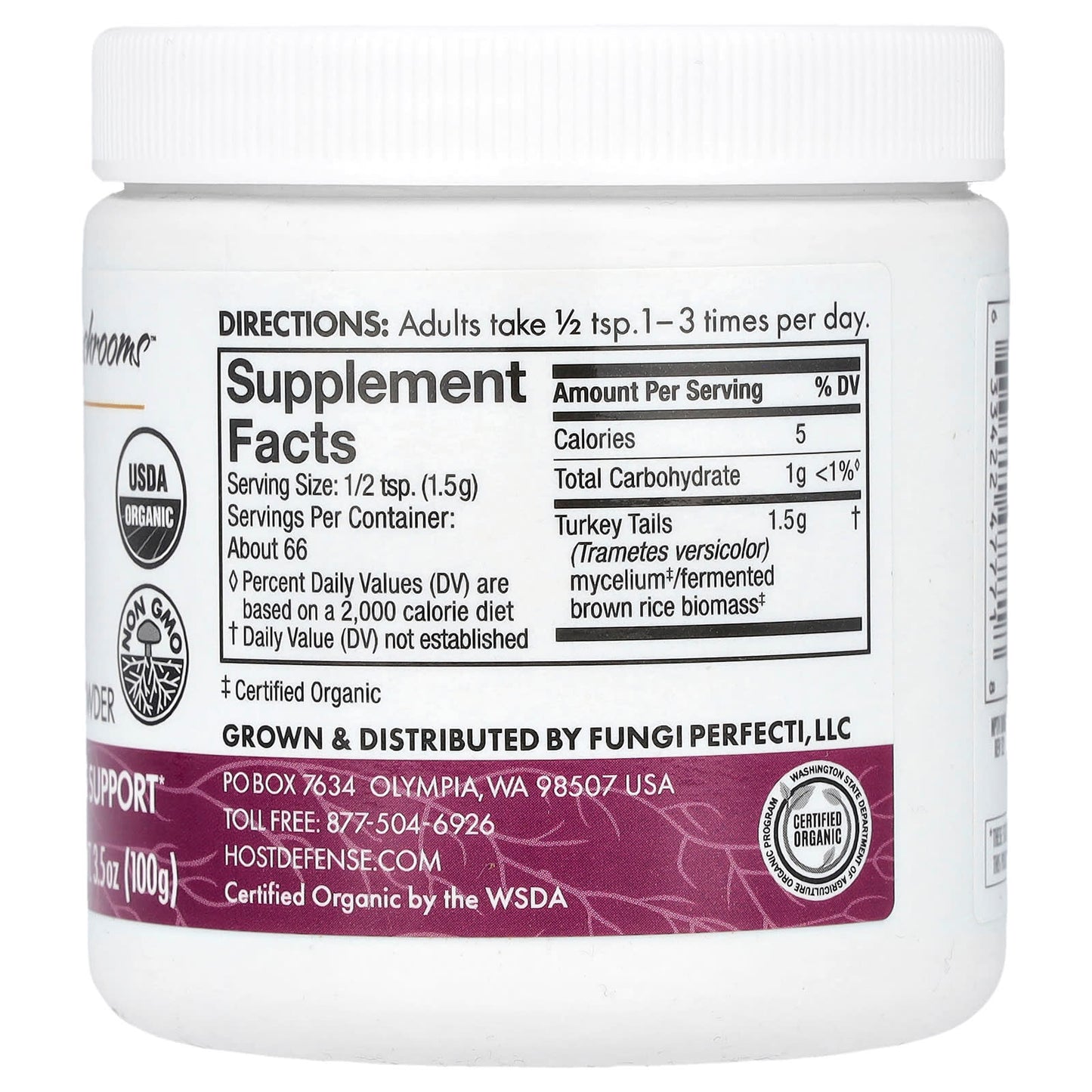 Boost Immune System with USDA Organic Turkey Tail Mushroom Mycelium - Image 2
