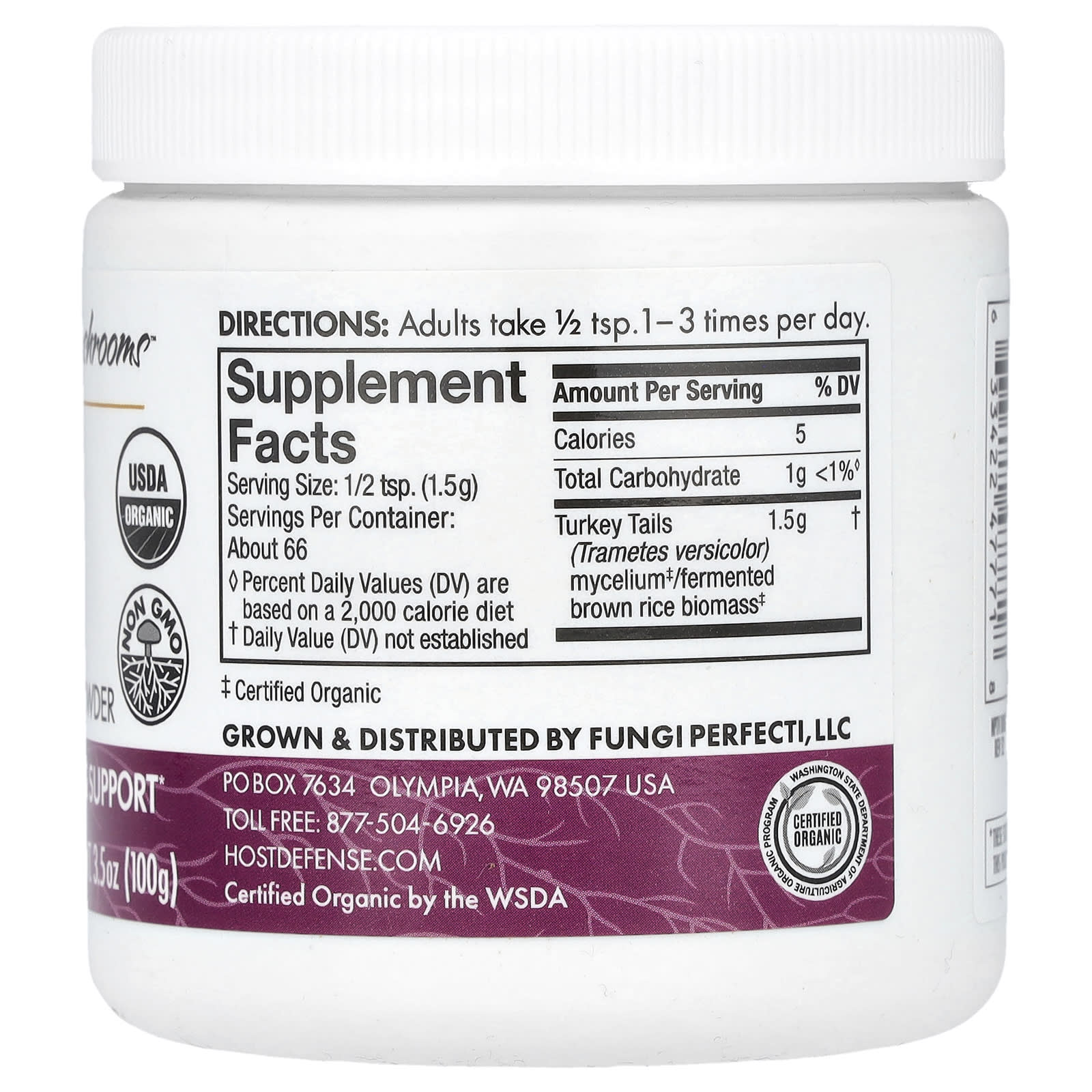 Boost Immune System with USDA Organic Turkey Tail Mushroom Mycelium - Image 2