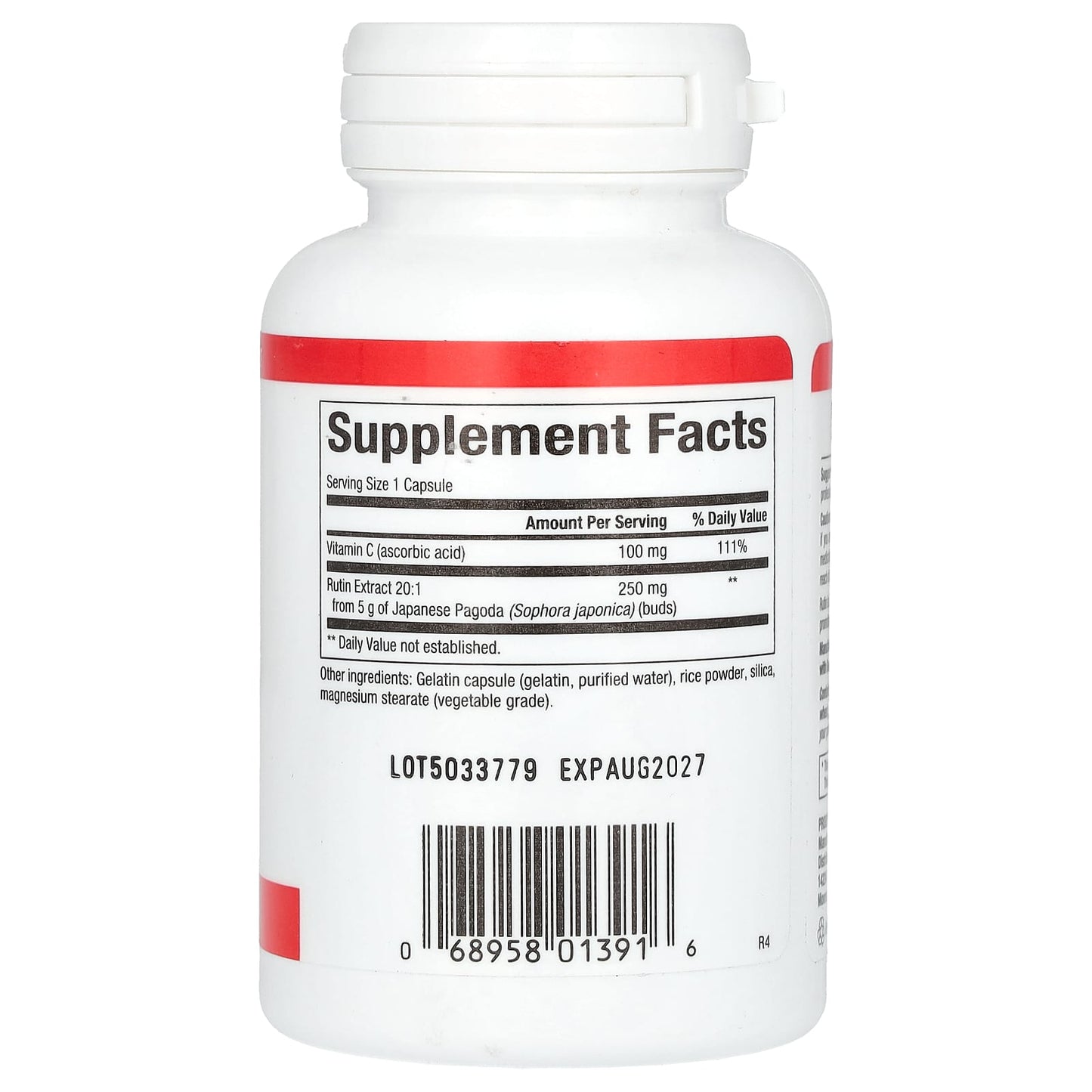 Natural Factors, Rutin, 250 mg, 90 Capsules - Image 2