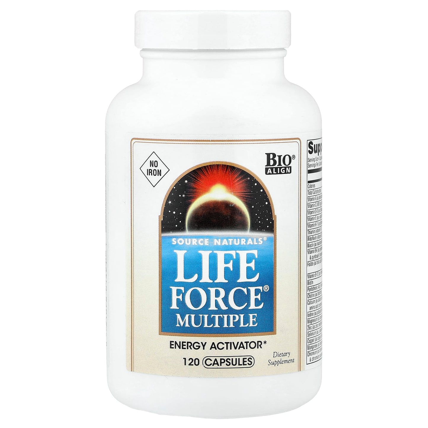 Source Naturals, Life Force® Multiple, No Iron, 120 Capsules - Image 1