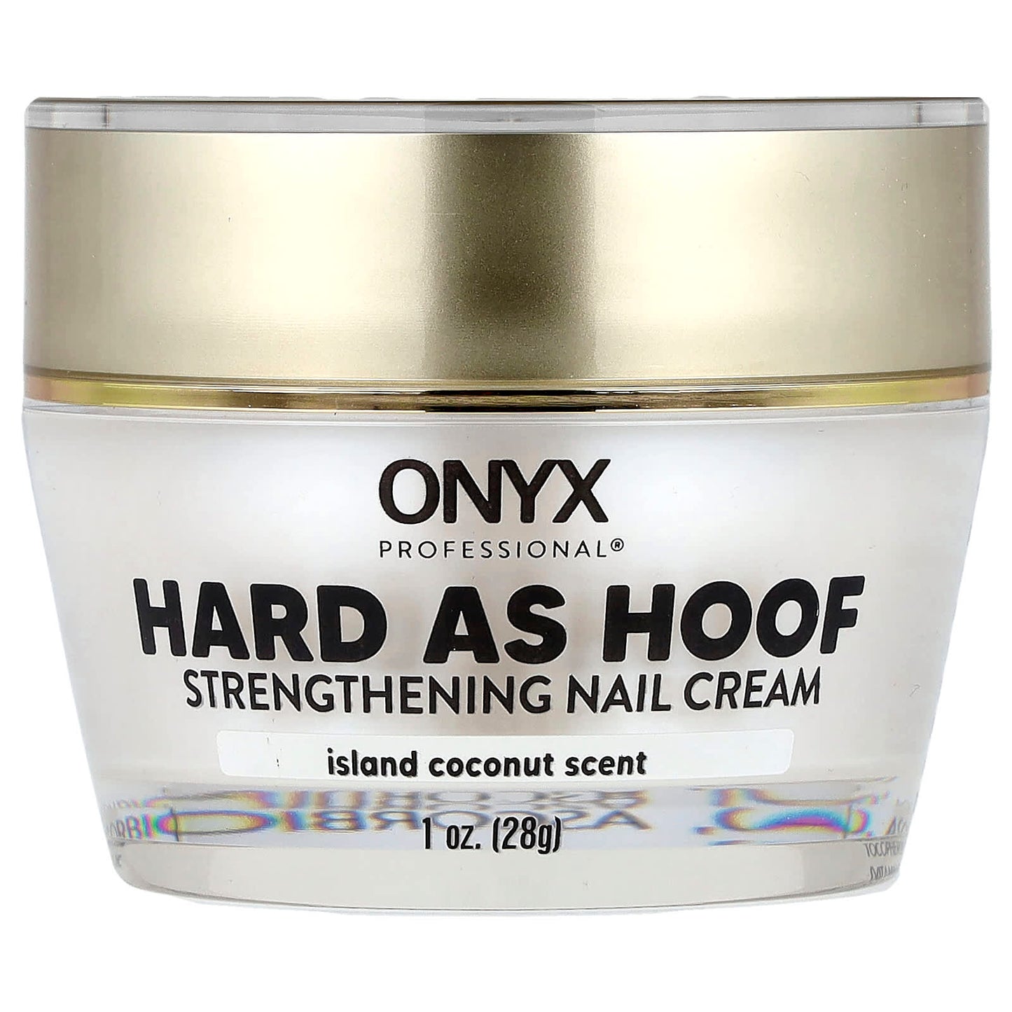 Onyx Professional, Hard As Hoof, Strengthening Nail Cream, Island Coconut, 1 oz (28 g) - Image 1